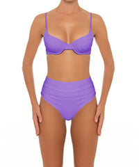 BSWS-T164 Underwire Shirred Cup Bikini Top