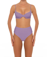 BSWS-T164 Underwire Shirred Cup Bikini Top