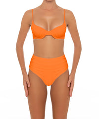 BSWS-T164 Underwire Shirred Cup Bikini Top