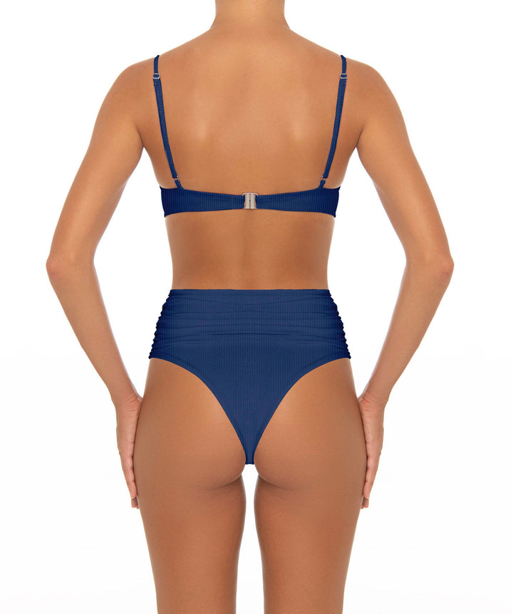 BSWS-T164 Underwire Shirred Cup Bikini Top