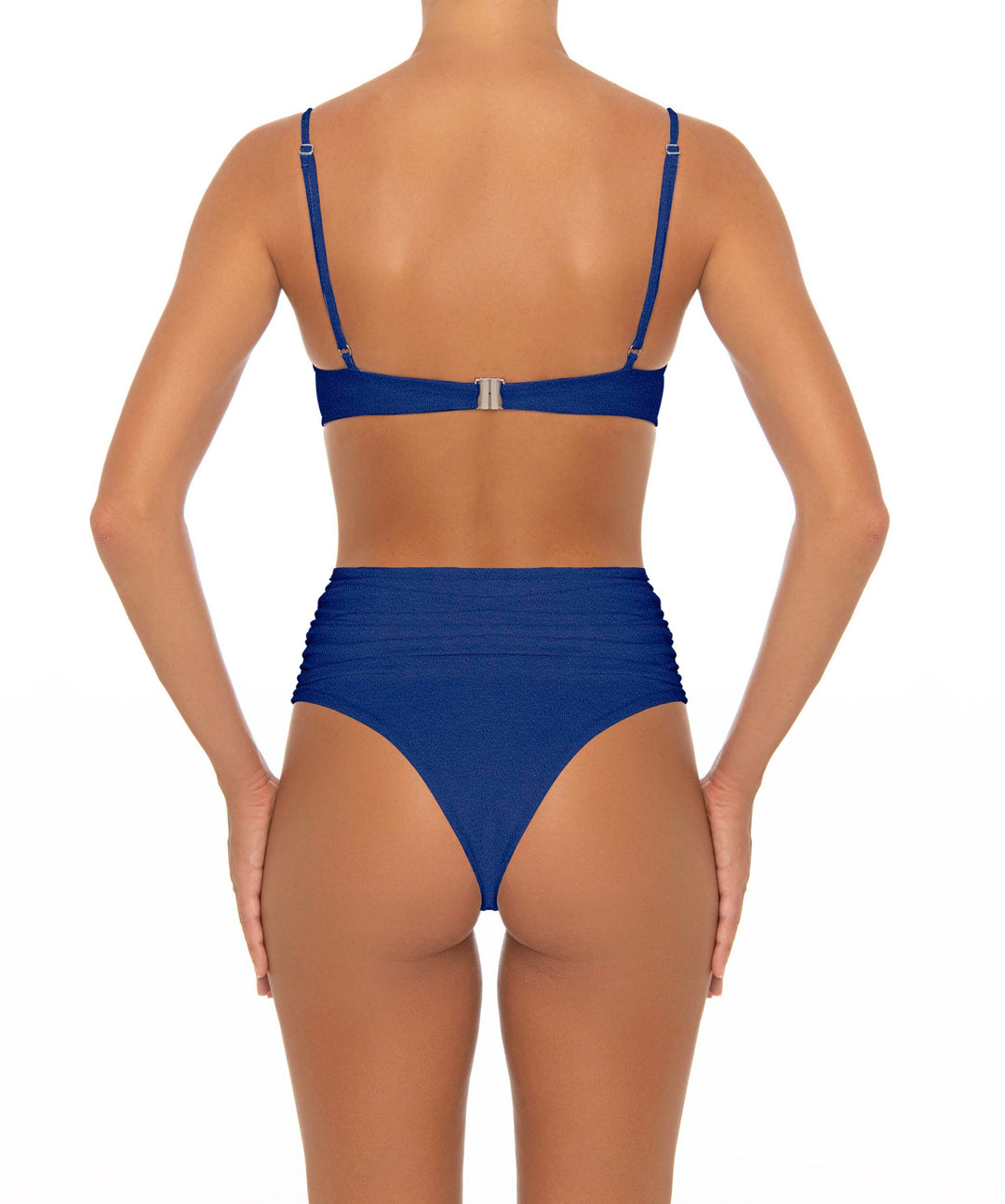 BSWS-T164 Underwire Shirred Cup Bikini Top