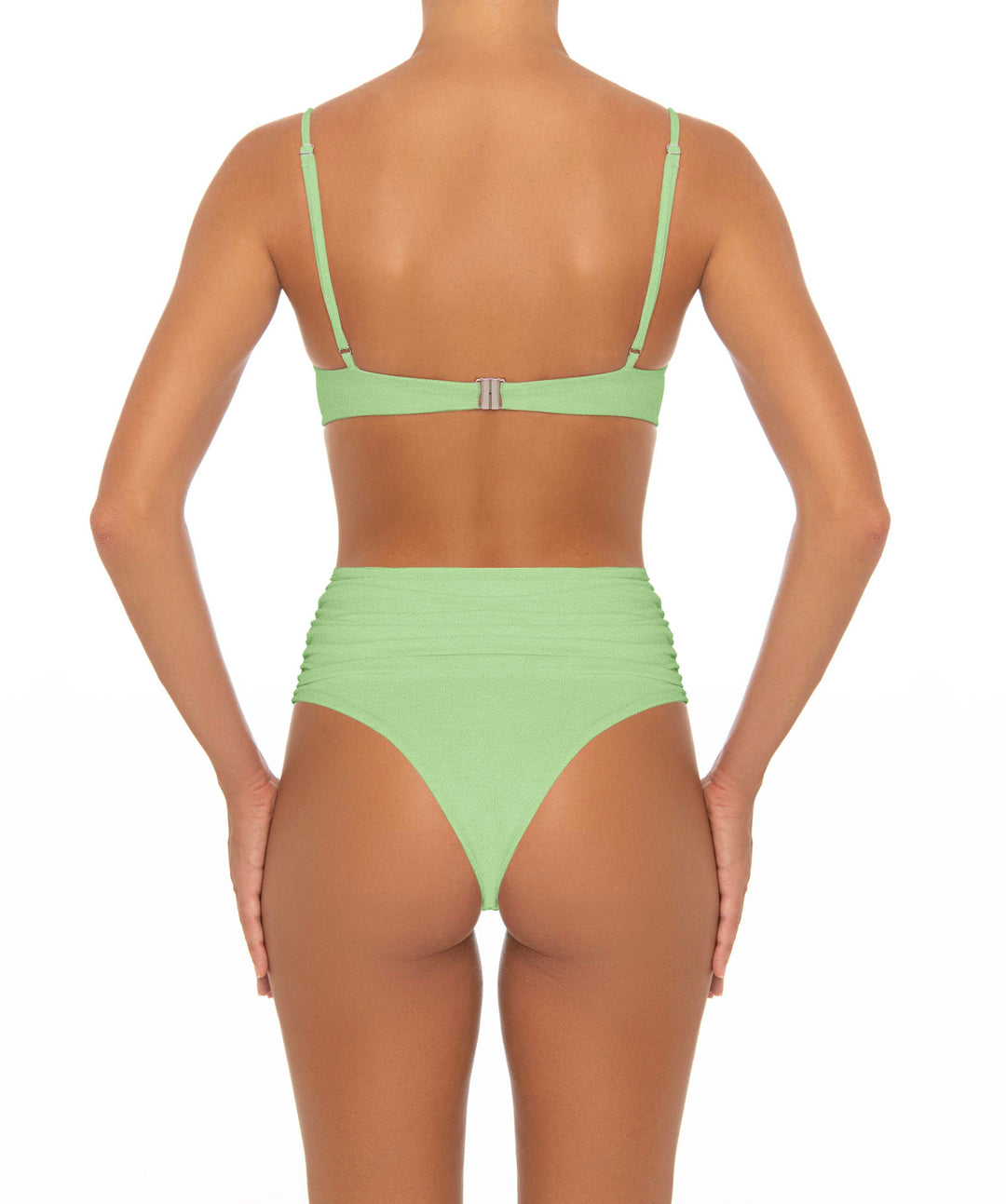 BSWS-T164 Underwire Shirred Cup Bikini Top