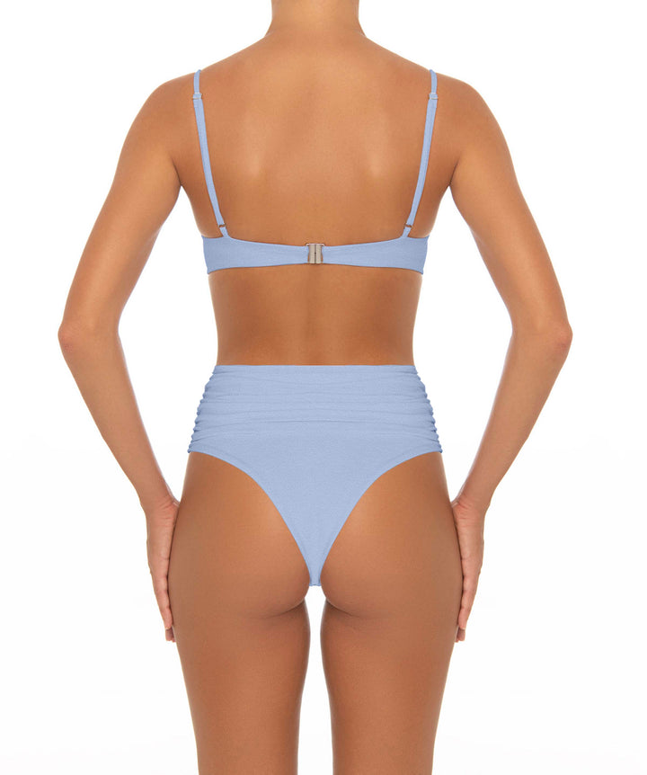 BSWS-T164 Underwire Shirred Cup Bikini Top