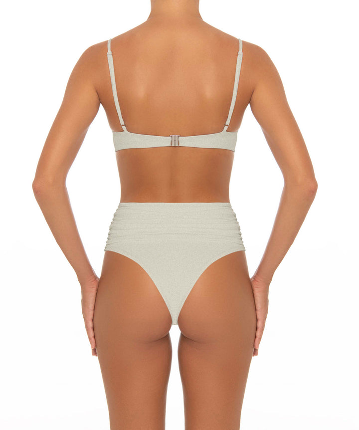 BSWS-T164 Underwire Shirred Cup Bikini Top