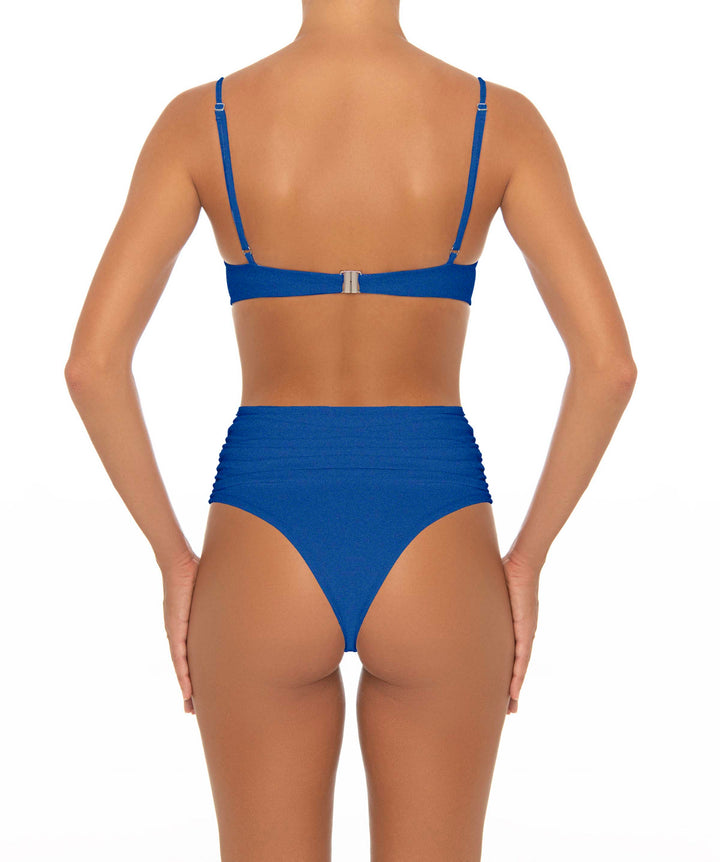 BSWS-T164 Underwire Shirred Cup Bikini Top