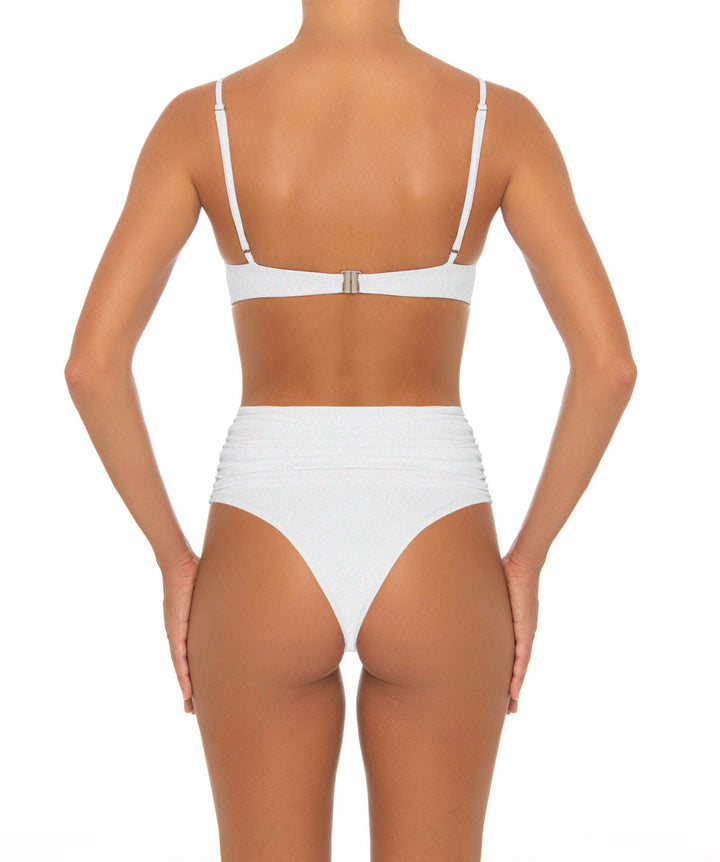 BSWS-B164 Side Shirred Highwaisted Bikini Bottom