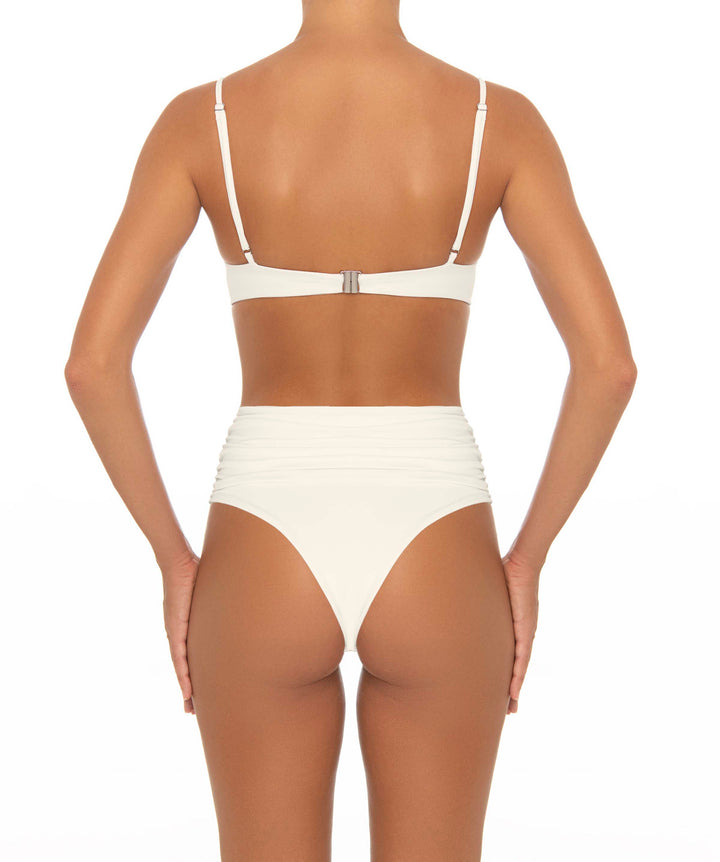 BSWS-T164 Underwire Shirred Cup Bikini Top