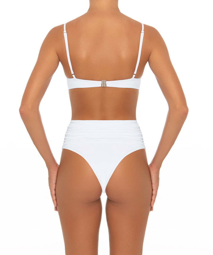 BSWS-T164 Underwire Shirred Cup Bikini Top