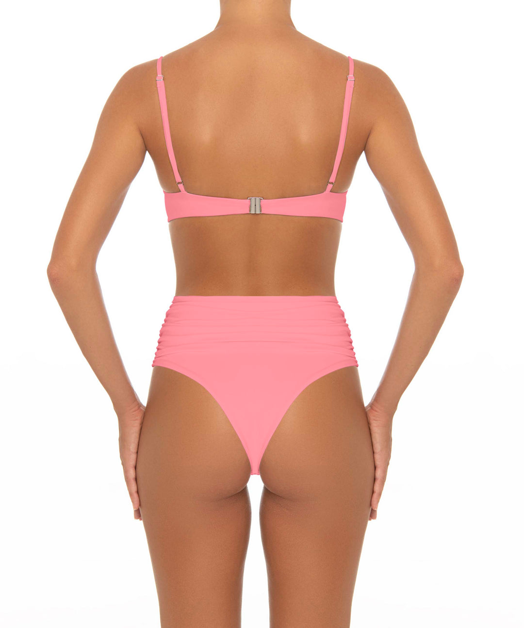 BSWS-T164 Underwire Shirred Cup Bikini Top