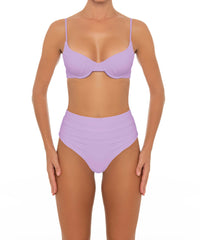 BSWS-T164 Underwire Shirred Cup Bikini Top