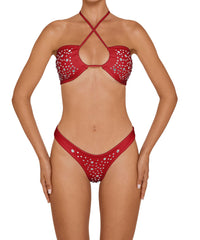 BSWS-T165 Adjustable Studded Bandeau With
Binding
