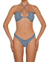 BSWS-T165 Adjustable Studded Bandeau With
Binding
