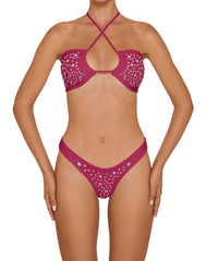 BSWS-T165 Adjustable Studded Bandeau With
Binding