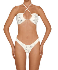 BSWS-B165 High Cut Cheeky Studded Bottom With Binding