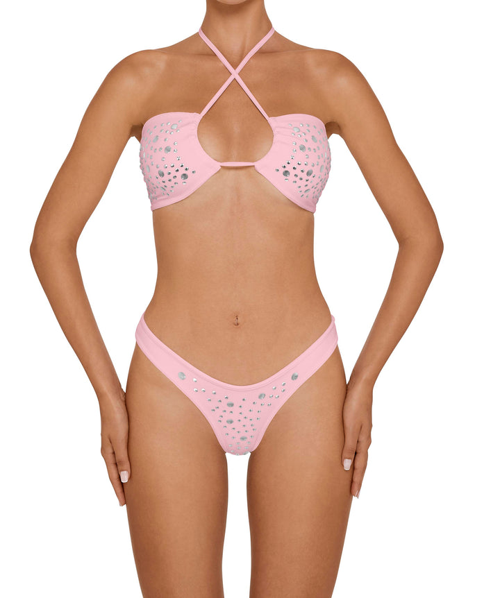 BSWS-T165 Adjustable Studded Bandeau With
Binding