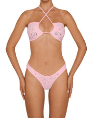 BSWS-B165 High Cut Cheeky Studded Bottom With Binding