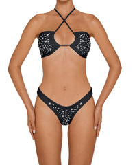 BSWS-T165 Adjustable Studded Bandeau With
Binding