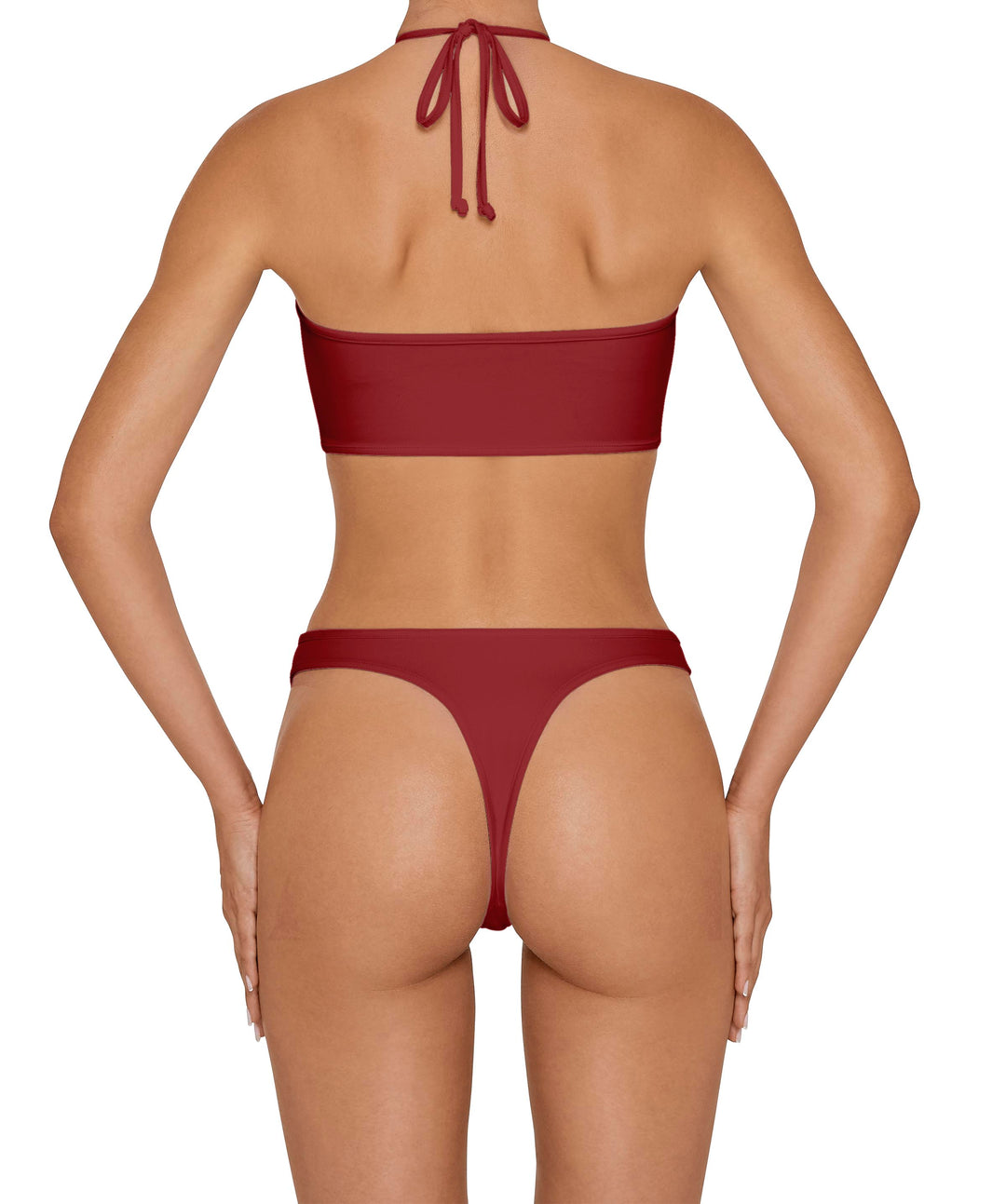 BSWS-B165 High Cut Cheeky Studded Bottom With Binding