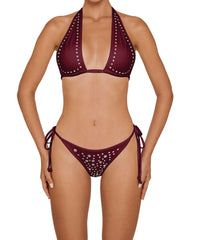 BSWS-T166 Versatile Studded Triangle Top With
Binding