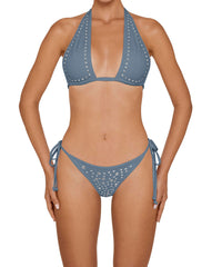 BSWS-T166 Versatile Studded Triangle Top With
Binding