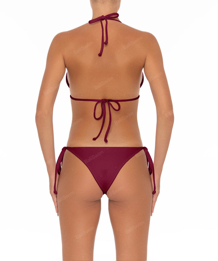 BSWS-B16 Low Rise Side Tie Bikini Bottom