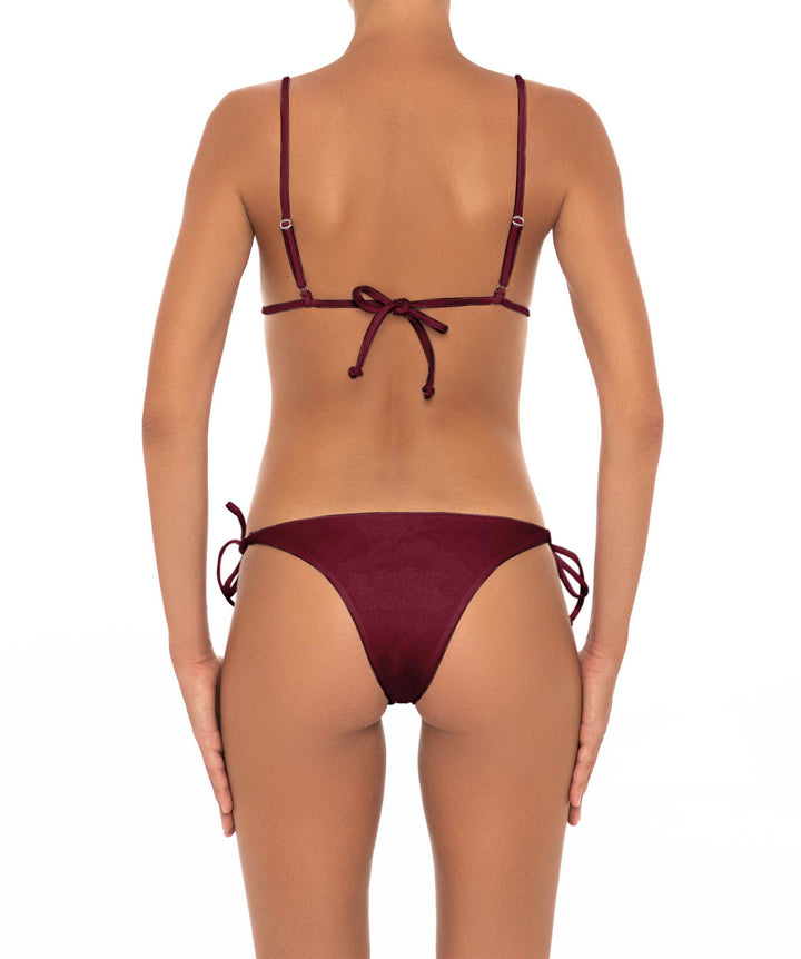 BSWS-B21 Low Rise Ring Side Tie Bikini Bottom