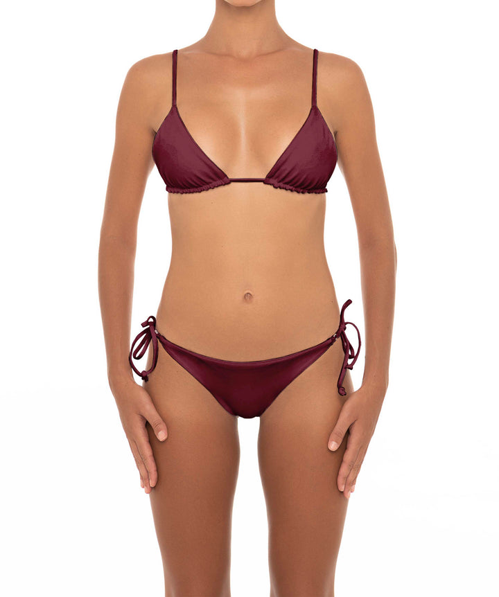 BSWS-B21 Low Rise Ring Side Tie Bikini Bottom