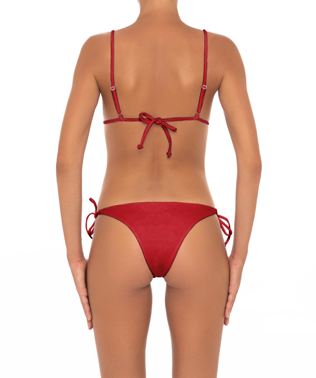 BSWS-B21 Low Rise Ring Side Tie Bikini Bottom