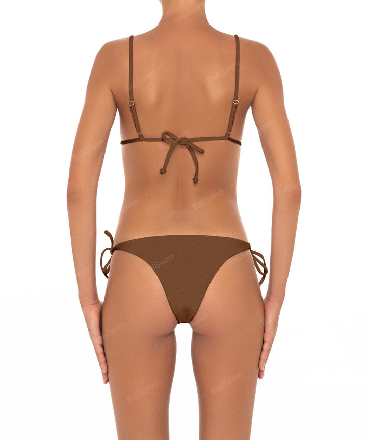 BSWS-B21 Low Rise Ring Side Tie Bikini Bottom