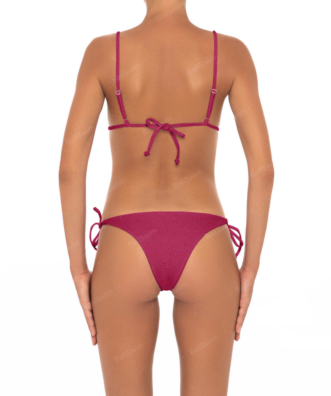 BSWS-B21 Low Rise Ring Side Tie Bikini Bottom