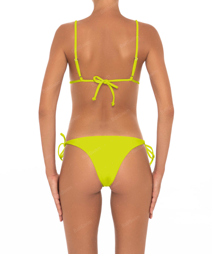 BSWS-B21 Low Rise Ring Side Tie Bikini Bottom