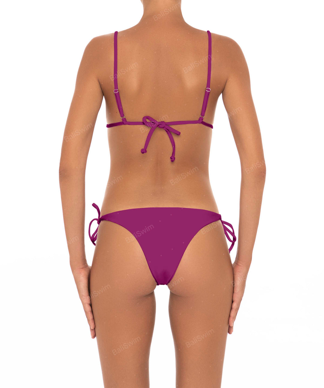 BSWS-B21 Low Rise Ring Side Tie Bikini Bottom