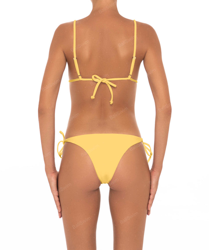 BSWS-B21 Low Rise Ring Side Tie Bikini Bottom