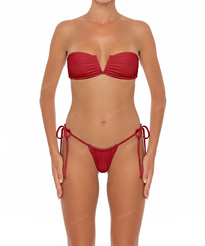 BSWS-T34 V-Wire Bandeau Bikini Top