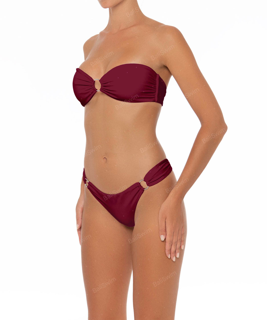 BSWS-T35 O-Ring Bandeau Bikini Top