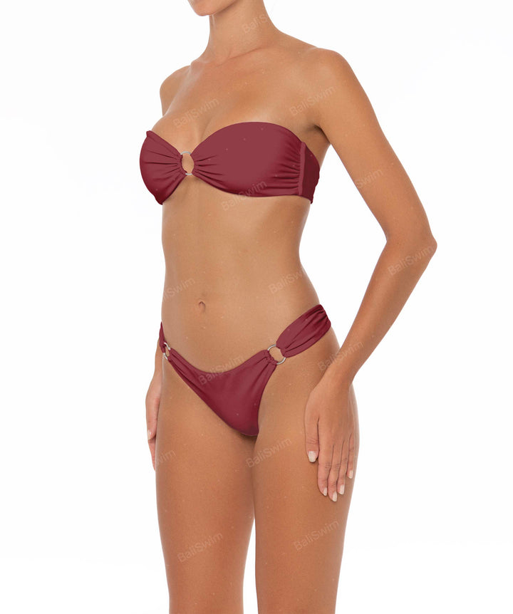 BSWS-T35 O-Ring Bandeau Bikini Top