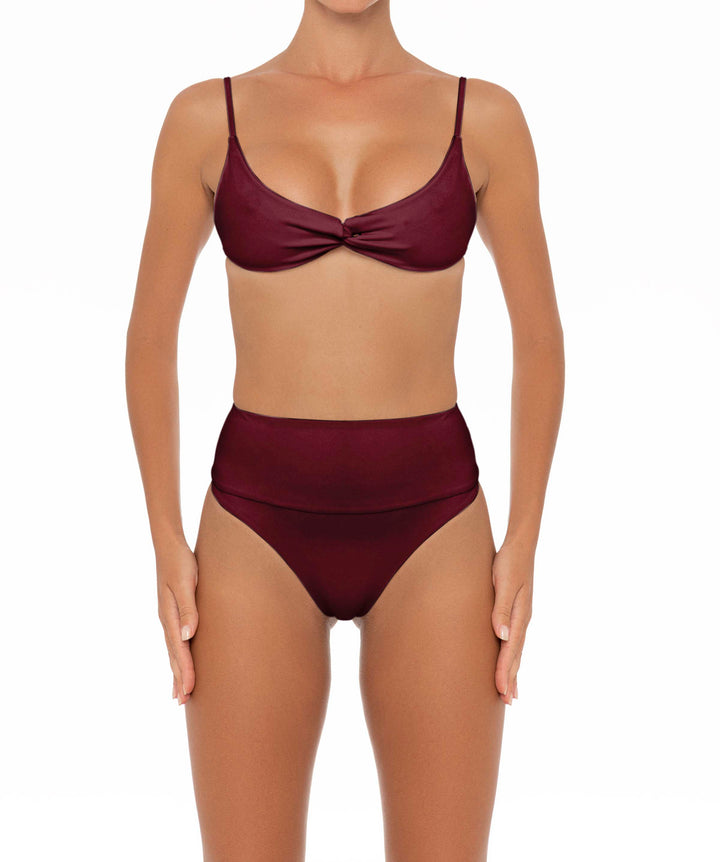 BSWS-T37 Chain Knotted Bikini Top