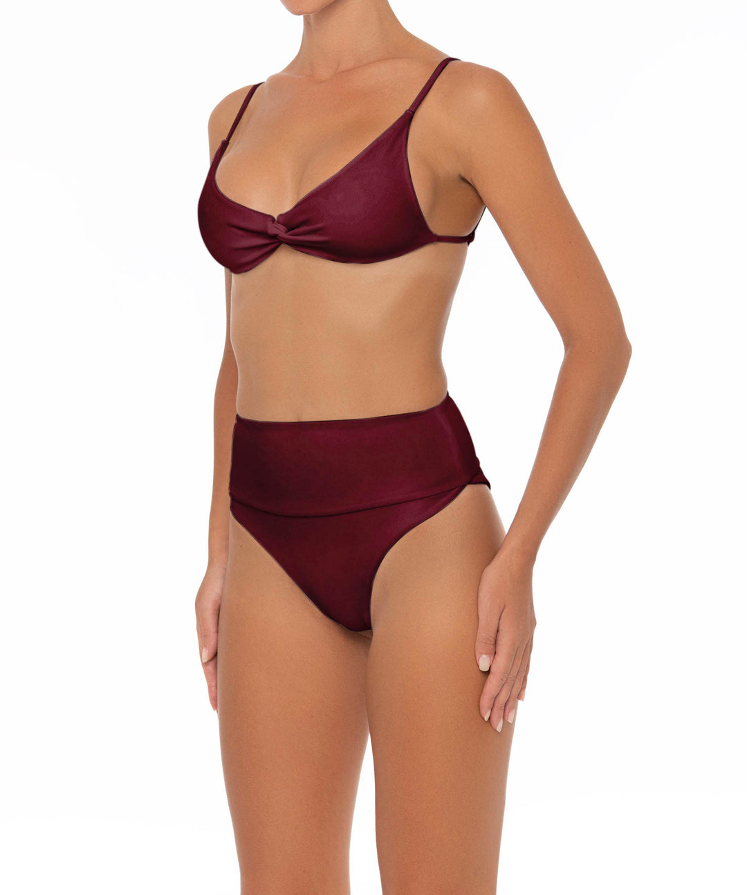 BSWS-T37 Chain Knotted Bikini Top