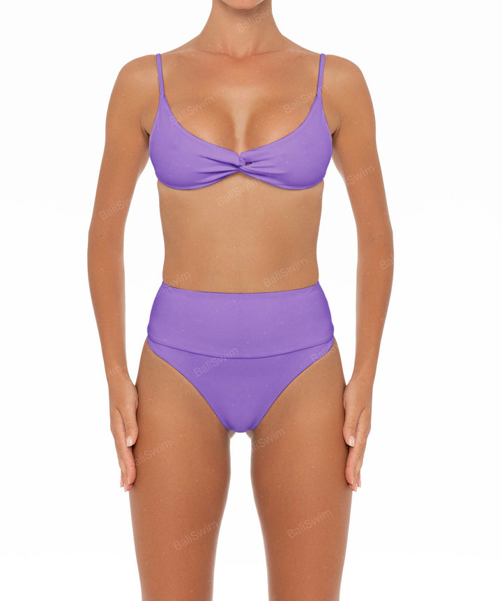 BSWS-B37 High Waisted Wide Band Bikini Bottom