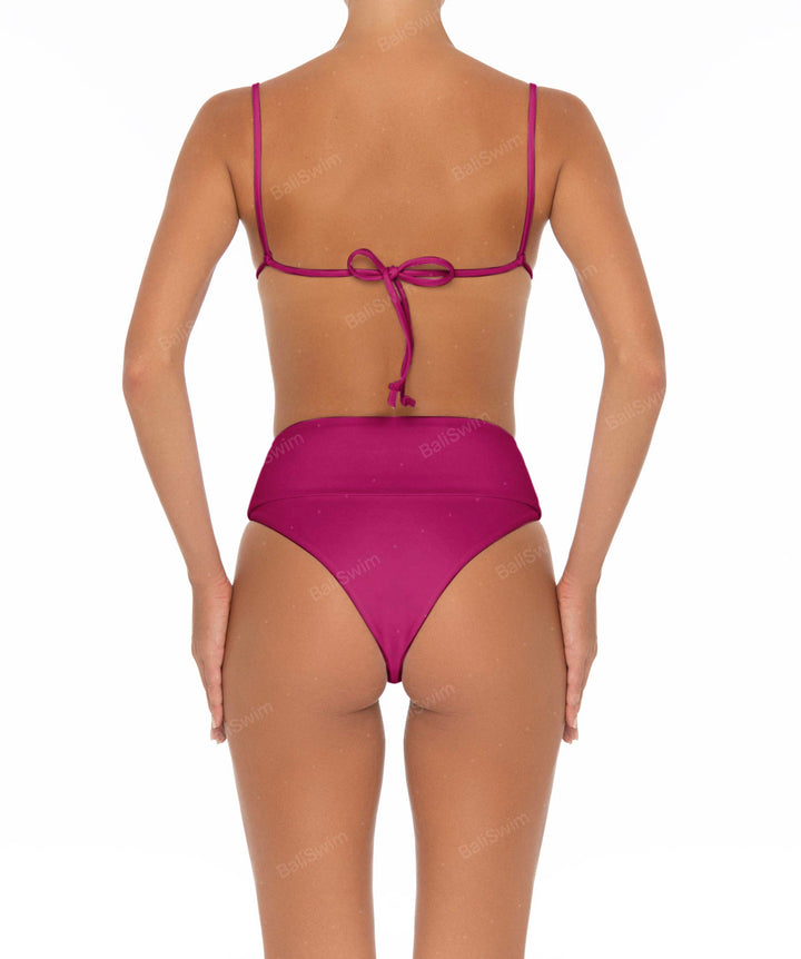 BSWS-B37 High Waisted Wide Band Bikini Bottom