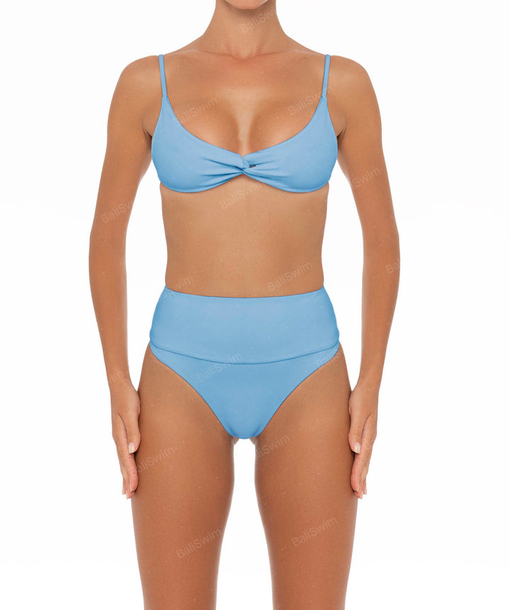 BSWS-B37 High Waisted Wide Band Bikini Bottom
