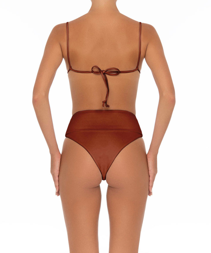 BSWS-B37 High Waisted Wide Band Bikini Bottom