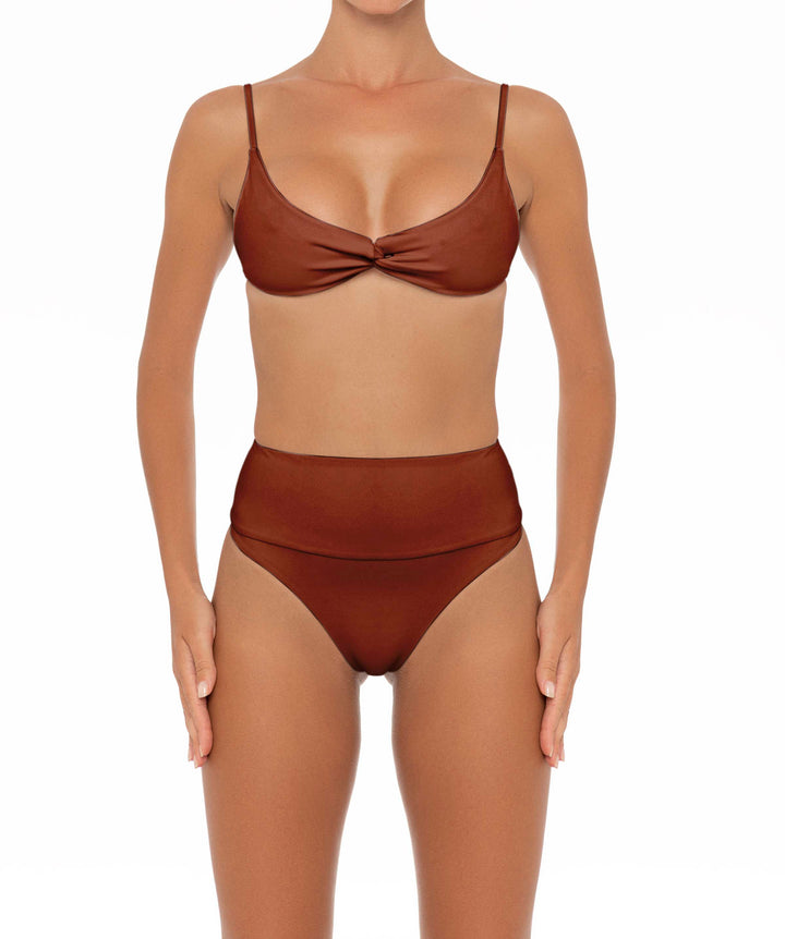 BSWS-B37 High Waisted Wide Band Bikini Bottom