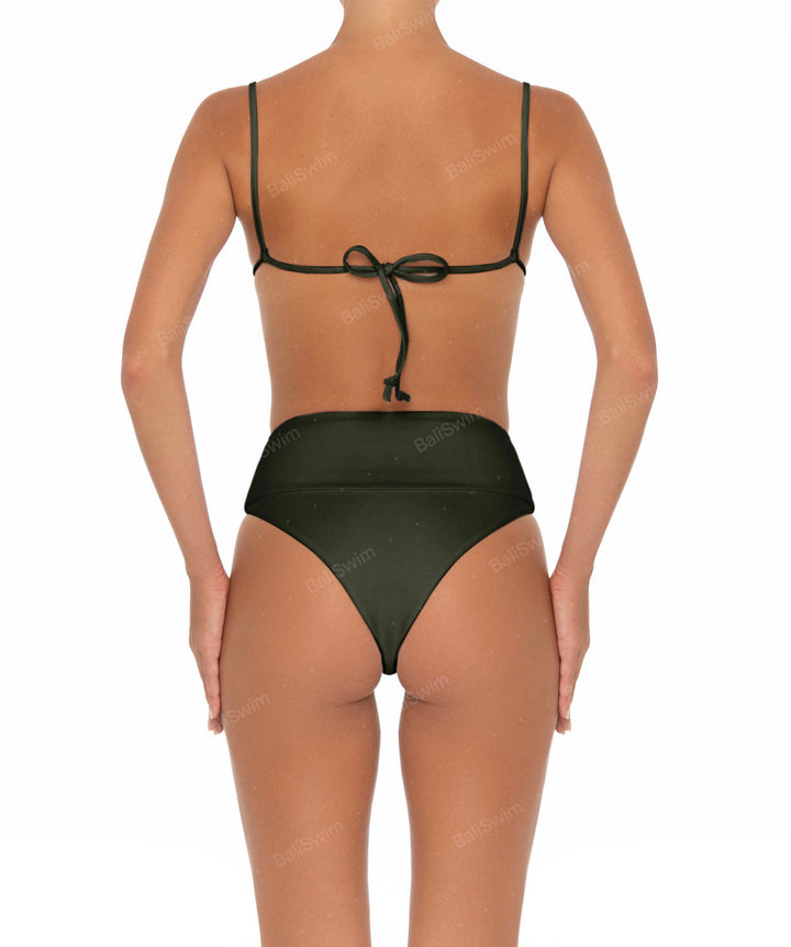 BSWS-B37 High Waisted Wide Band Bikini Bottom
