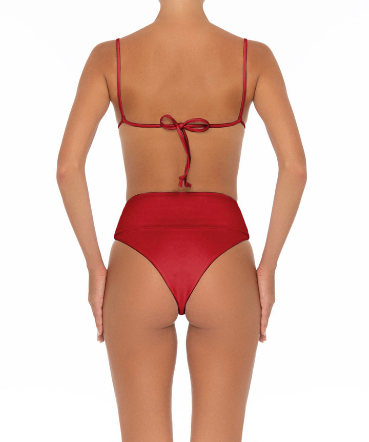 BSWS-T37 Chain Knotted Bikini Top