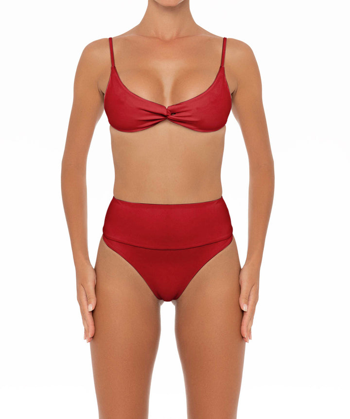 BSWS-B37 High Waisted Wide Band Bikini Bottom