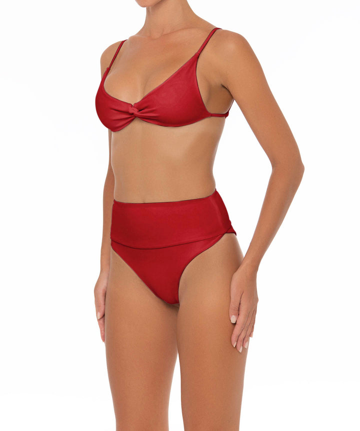 BSWS-T37 Chain Knotted Bikini Top