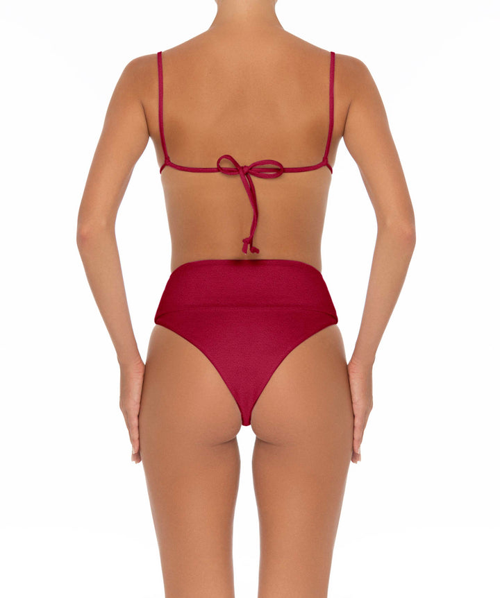 BSWS-B37 High Waisted Wide Band Bikini Bottom