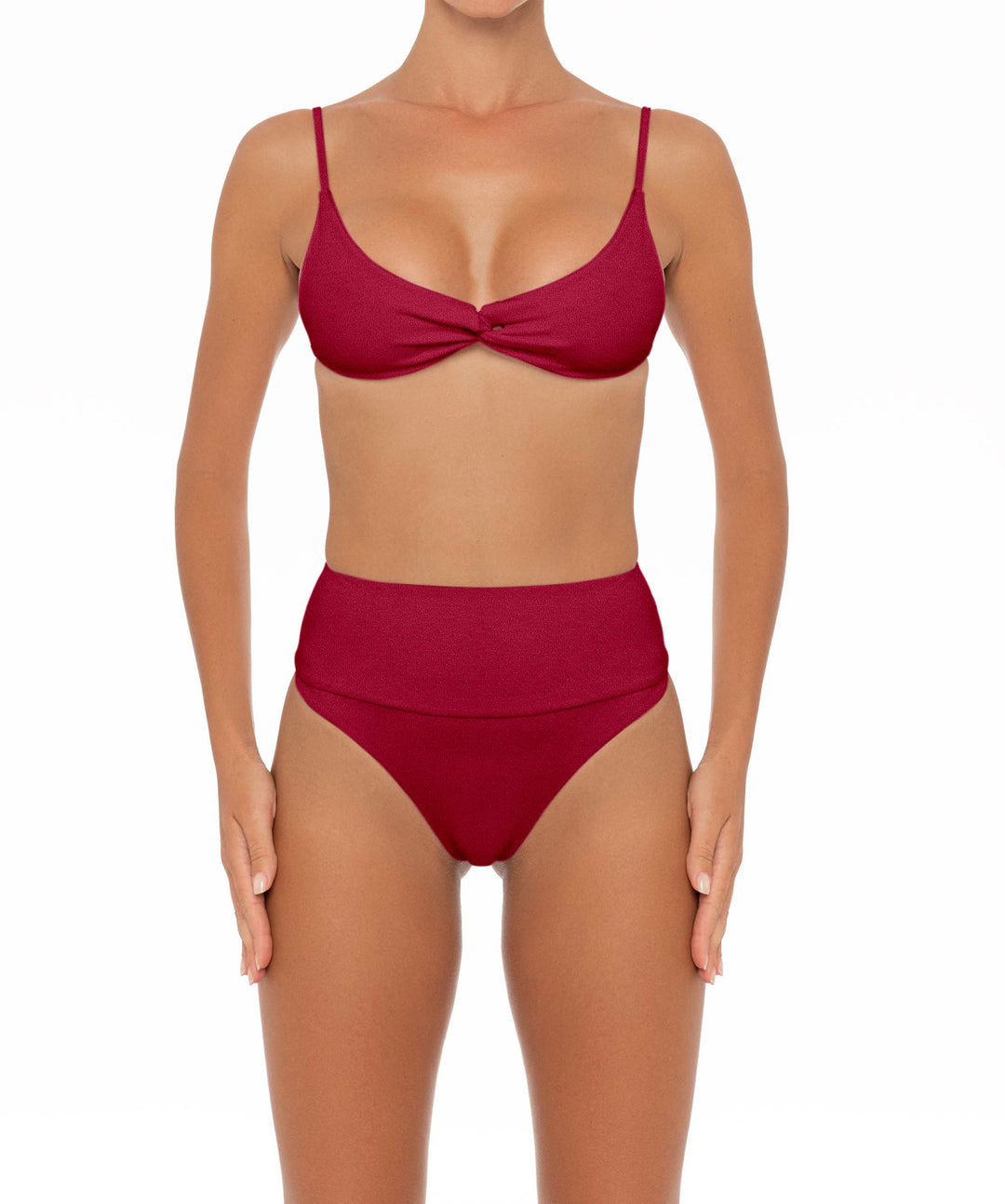BSWS-T37 Chain Knotted Bikini Top