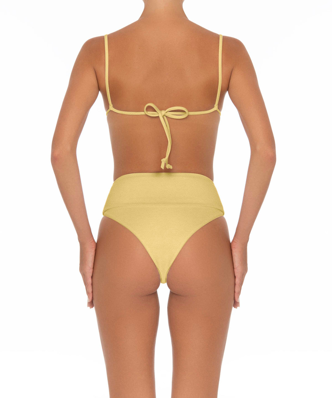BSWS-B37 High Waisted Wide Band Bikini Bottom